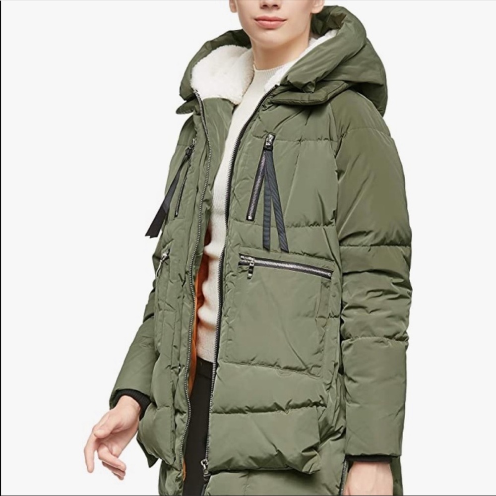 Orolay women’s army green thickened down puffer jacket - Picture 15 of 15